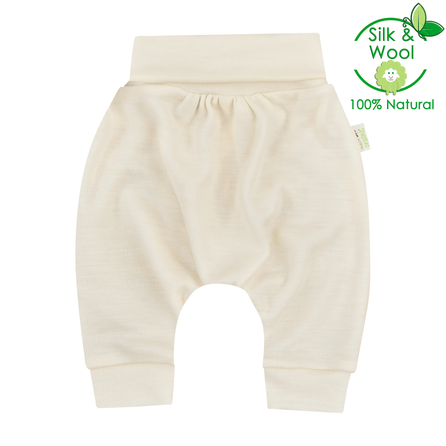 Baby Pants harem style - Merino wool and silk - Bio Baby - Clothing ...